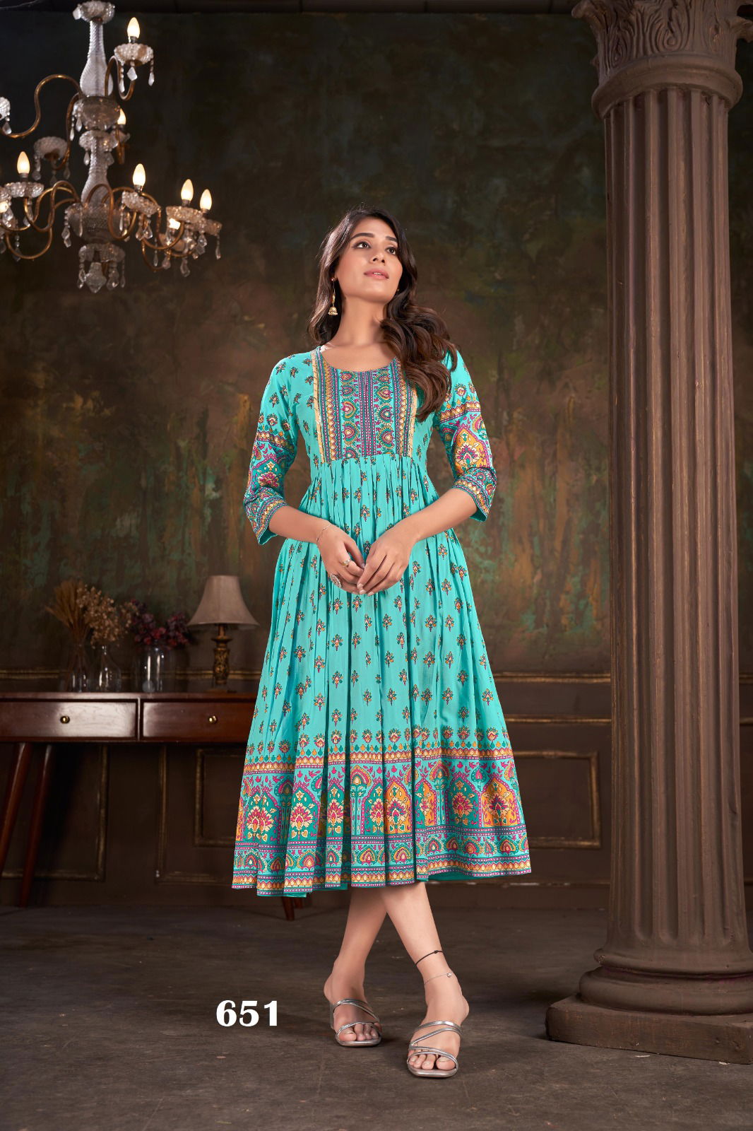 Moon Night By Jivora Printed Cotton Kurtis Catalog